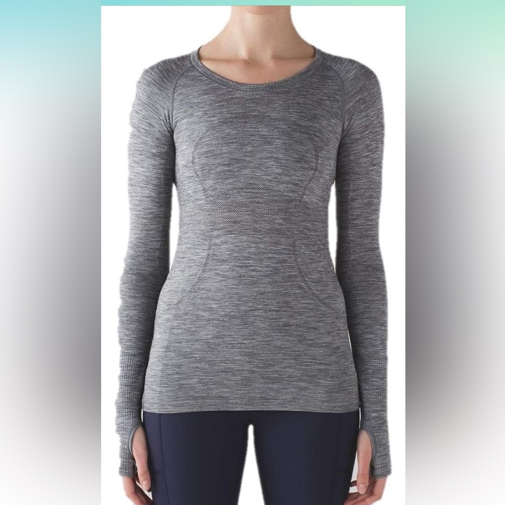 Lululemon Swiftly Tech Long Sleeve Shirt- Medium Grey Size Medium
